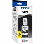 Epson T502, Black Ink Bottle - Inkjet - Black - 1 Each EPST502120S
