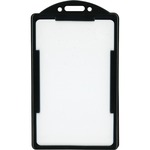 Advantus ID Card Holder - Support 2.13" x 3.38" Media - Vertical - Black - 25 / Pack AVT75657