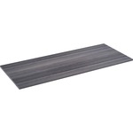 Lorell Relevance Series Tabletop - 71.6" Width x 29.5" Depth x 1" Thickness Table Top - Straight Edge - Finish: Weathered Charcoal, Laminate - Edge Banding - 1 Each LLR16198