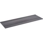 Lorell Relevance Series Tabletop - 71.6" Width x 24" Depth x 1" Thickness Table Top - Straight Edge - Finish: Charcoal, Laminate - Edge Banding - 1 Each LLR16199