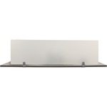 Lorell Relevance Series Modesty/Privacy Panel - 49.2" Width x 15.7" Height - Clear - 1 Each LLR16220