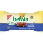 belVita Breakfast Biscuits - Individually Wrapped, Hydrogenated Oil-free, Sweetener-free - Blueberry - 1.76 oz - 8 / Box MDZ02908