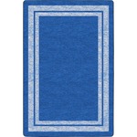 Flagship Carpets Double Light Tone Border Blue Rug - 100" Length x 72" Width x 0.50" Thickness - Rectangle - Blue FCIFE42232A
