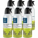 Business Source Nonflammable Power Duster - For Computer Equipment - 10 oz - Non-flammable, Ozone-safe - MultiCan - 6 / Pack BSN24310
