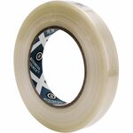 Business Source Filament Tape - 60 yd Length x 0.75" Width - 3" Core - White - Fiberglass Filament - For Reinforcing - 1 Roll BSN64004