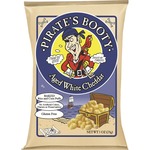 Pirate's Booty Baked White Cheddar Rice/Corn Puffs - Gluten-free, No Artificial Flavor, No Artificial Color, Preservative-free - White Cheddar - 1 oz - 24 / Carton BGG60104