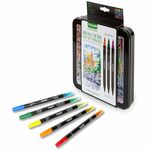 Crayola Brush & Detail Dual Tip Markers - 16 / Set CYO586501
