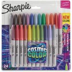 Sharpie Cosmic Color Permanent Markers - Fine Pen Point - 24 / Pack SAN2033573
