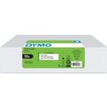 Dymo 2050768 Address Label - 1 1/8" Height x 3 1/2" Width - Roll - Rectangle - Direct Thermal - White - 350 / Roll - 4200 Total Label(s) - 12 / Pack DYM2050768