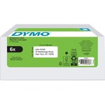 Dymo Multipurpose Labels - 1" Height x 2 1/8" Width - Roll - Rectangle - Direct Thermal - White - 500 / Roll - 3000 Total Label(s) - 6 / Pack DYM2050764