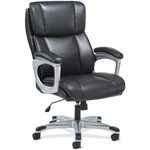 Sadie 3-Fifteen Executive Leather Chair - Black Seat Color - Plush, Bonded Leather Seat Material - Black Back Color - Plush, Bonded Leather Back Material - High Back - 5-star Base - 1 Each BSXVST315