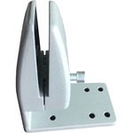 Boss Simple System Modesty Panel Bottom Mounting Bracket - 1.80" Width x 1.30" Depth x 2.40" Height - Metal - Silver, Driftwood - 1 Box BOPS308