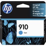 HP 910 (3YL58AN) Original Standard Yield Inkjet Ink Cartridge - Cyan - 1 Each - 315 Pages HEW3YL58AN