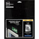 Avery PermaTrack Metallic Asset Tag Labels, 2" x 3-3/4" , 64 Asset Tags - Waterproof - 2" Width x 3 3/4" Length - Permanent Adhesive - Rectangle - Laser - Silver - Film - 8 / Sheet - 8 Total Sheets - 64 Total Label(s) - PVC-free, Print-to-the Edge, P AVE61520