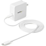 StarTech.com 1 Port USB-C Wall Charger with 60W of Power Delivery - 60 W - 120 V AC, 230 V AC Input - 5 V DC, 9 V DC, 12 V DC, 15 V DC, 20 V DC Output - 3 A - 1 Each STCWCH1C