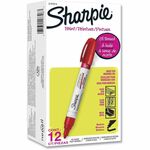 Sharpie Oil-based Paint Markers - Red Ink - Oil Based - 12 / Dozen SAN2107613