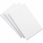 Universal Unruled Index Cards, 5 x 8, White, 100/Pack - 5" Width x 8" LengthRecycled - Unruled - 100 / Pack UNV47240
