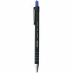Universal Ballpoint Pen, Retractable, Medium 1 mm, Blue Ink, Blue Barrel, Dozen - 1 mm Medium Conical Pen Point - Retractable - Blue Ink - Blue Barrel - 12 / Dozen UNV15511