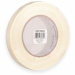Universal 190# Medium Grade Filament Tape, 3" Core, 18 mm x 54.8 m, Clear - 59.93 yd Length x 0.71" Width x 6.2 mil Thickness - 3" Core - Clear - Synthetic Rubber - Plastic Backing - 1 Roll UNV78034