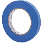 Universal Masking Tape - 59.93 yd Length x 0.71" Width x 5 mil Thickness - 3" Core - Blue - Synthetic Rubber - Crepe Paper Backing - 2 / Pack UNVPT14019