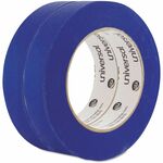 Universal Masking Tape - 59.93 yd Length x 0.94" Width x 5 mil Thickness - 3" Core - Blue - Synthetic Rubber - Crepe Paper Backing - 2 / Pack UNVPT14025