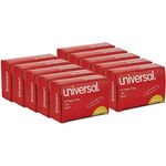 Universal #1 Paper Clips - No. 1 - 1.3" Length - Silver - Steel Wire - 100 Clips/Box - 10 / Pack UNV72210