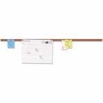 Universal Bulletin Board - 1" Board Height x 36" Board Width - Brown Cork Surface - Self-healing, Easy Installation - Silver Aluminum Frame - 1" Height x 36" Width - 1 Each UNV43436