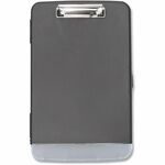 Universal Storage Clipboard - 0.50" Clip Capacity - 8 1/2" x 11" Sheet Size - Plastic - Black - 1 Each UNV40319