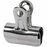 Universal Bulldog Clips, Small, Nickel, 36/Pack - Small - 1.3" Width - 0.44" Size Capacity - Nickel - Nickel Plated Steel - 36 / Pack UNV31263