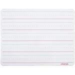 Universal Dry Erase Board - 11.8" (1 ft) Width x 8.8" (0.7 ft) Height - White Melamine Surface - 6 / Pack UNV43911