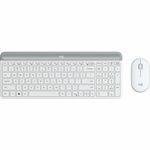 Logitech Slim Wireless Keyboard and Mouse Combo MK470 - USB Wireless RF - USB Wireless RF - Optical - 1000 dpi - Scroll Wheel - Symmetrical - AAA, AA - Compatible with Desktop Computer, Notebook for Windows - 1 Each LOG920009443