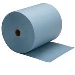 SKILCRAFT&reg; Industrial Shop Towels - 10.75" Width x 10.75" Length - Blue - Fiber Paper - 472 / Roll NSN6577796