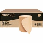 Morcon Hardwound Paper Towels - 8" Width x 800 ft Length - 2" Core - Kraft - Paper - 6 / Carton MORR6800