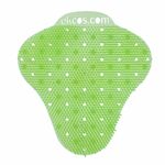 Diversey ekcoscreen Anti-splash Urinal Screen - Lasts upto 60 Days - Anti-splash, Odor Neutralizer, Anti-bacterial, Flexible, Recyclable, Biodegradeable - 12 / Carton - Green DVOEKS2G12