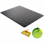 Deflecto Chair Mat For Medium-Pile Carpet, Rectangular, 36"W x 48"D, Black - Medium Pile Carpet - 36" Width x 48" Depth x 0.060" Thickness - Rectangular - Vinyl - Black - 1 Each DEFCM14142BLK