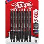 Sharpie S-Gel Pens - 0.7 mm Pen Point - Assorted Ink - Gel-based - 8 / Pack SAN2126231