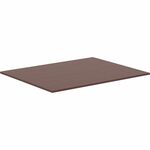 Lorell Revelance Conference Rectangular Tabletop - Rectangle - 1" Height x 59.9" Width x 47.3" Depth x 1" Thickness - Material: Laminate - Finish: Mahogany - For Office - 1 Each LLR16255
