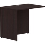 Lorell Essentials Series Return Shell - Rectangle - 29.5" Height x 36.6" Width x 24" Depth Return Shell, 1" Thickness Top - Finish: Espresso Laminate - 1 Each LLR18263