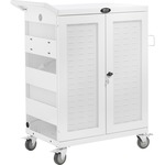 Tripp Lite series CSC32ACWHG Hospital-Grade 32-Device UV Charging Cart, White - 2 Shelf - 4 Casters - Steel - 34.80" Width x 21.60" Depth x 42.30" Height - Steel Frame - White - For 32 Devices - 1 Each TRPCSC32ACWHG