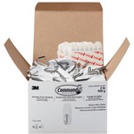 Command Medium Wire Hooks, 2-3/16"H x 7/8"W x 13/16"D, White, Pack Of 35 Hooks - 35 Medium Hook - 2 lb (907.2 g) Capacity - 2.2" Height x 0.9" Width - for Decoration, Clothes, Painted Surface, Tile, Wood, Glass, Metal, Calendar, Belt, Kitchen, Brush, ...  MMM17065S35NA