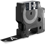 SKILCRAFT&reg; Rhino 4200 Industrial Vinyl Labels - 18 ft Length - Rectangle - Black on White - Vinyl - 1 Each NSN6871402