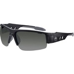 Ergodyne Dagr AF Smoke Safety Glasses - Recommended for: Sport, Shooting, Boating, Hunting, Fishing, Skiing, Construction, Landscaping, Carpentry - UVA, UVB, UVC, Debris, Dust, Fog Protection - Smoke Lens - Matte Black Frame - Scratch Resistant, Durable,  EGO52433