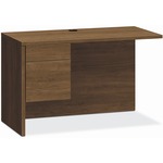 HON H10516L Return - 29.5" Height x 48" Width x 24" Depth - Total Drawer(s): 2 - Flat Edge - Finish: Pinnacle, Laminate - Drawer Glide, Ball Bearing Glide, Modesty Panel, Lockable Drawer, Key Lock, Grommet, Cord Management, Leveling Glide, Built-in Hangra HON10516LPINC
