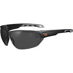 Ergodyne VALI Anti-Fog Smoke Lens Matte Frameless Safety Glasses / Sunglasses - Recommended for: Construction, Carpentry, Woodworking, Landscaping, Welding, Boating, Skiing, Fishing, Hunting, Shooting, Sport - Eye Protection - Matte Black - Smoke Lens - A EGO59233
