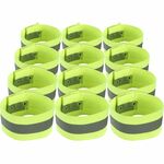 Ergodyne 8001 Arm/Leg Band - Large (L)/Extra Large (XL) - Snap Attachment - 0.3" Height x 2" Width x 6.5" Length - Lime - Elastic, Knit - 12 / Carton EGO29014