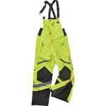 Ergodyne 8928 Class E Insulated Bibs - Bib Overall - X-Large - Lime - Polyurethane, 300D Oxford Polyester EGO25525