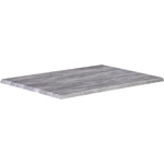 Holland Bar Stools Table Top - Gray Rectangle Top - 1 Each HBCOD3048GRYSTN