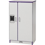Rainbow Accents Culinary Creations Kitchen Refrigerator - Purple - 1 Each - Purple, Gray, Chrome JNT2410JCWW004