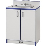 Rainbow Accents Culinary Creations Kitchen Sink - Blue - 1 Each - Blue, Gray, Chrome - Wood JNT2408JCWW003