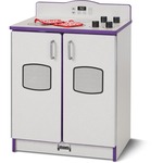 Rainbow Accents Culinary Creations Kitchen Stove - Purple - 1 Each - Purple, Gray, Chrome - Wood JNT2409JCWW004